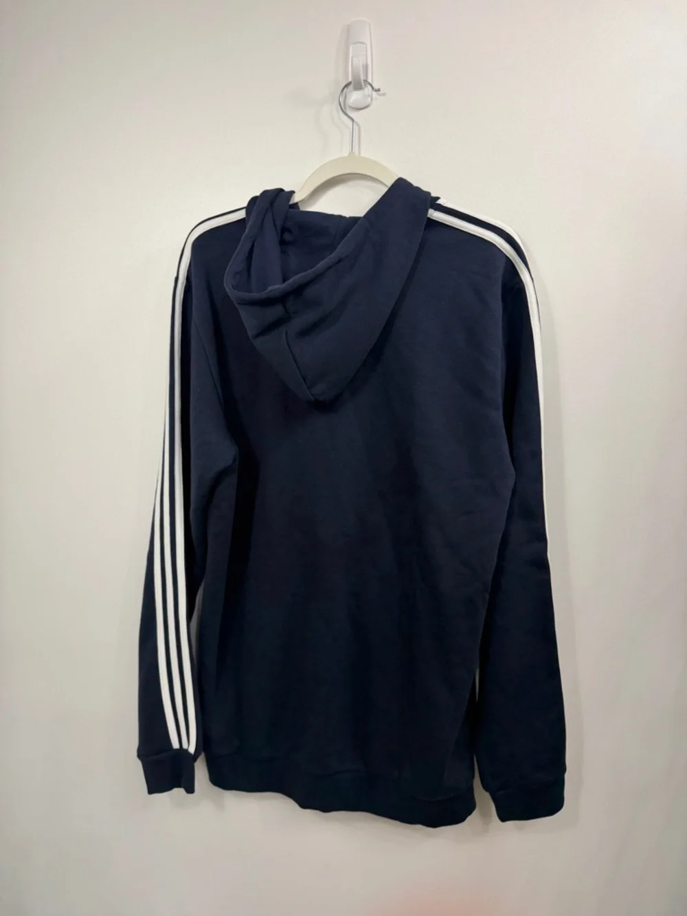 Adidas Men’s Blue Full Zip hooded track  jacket size large tall. NWT